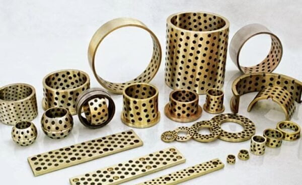 A large bronze sleeve bearing