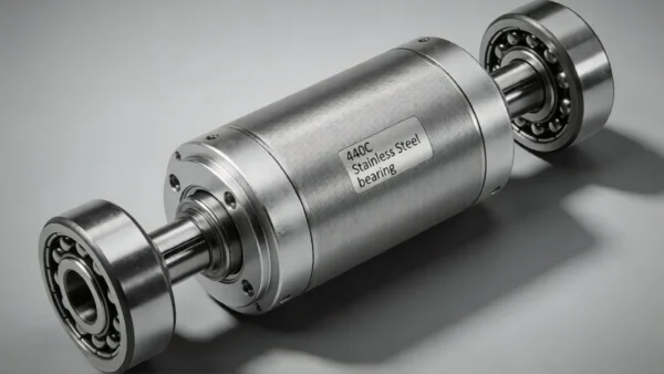 A high-speed motor with 440C stainless steel bearings