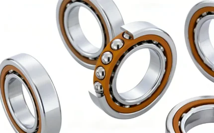 A close-up of a high-precision bearing inside a cleanroom environment