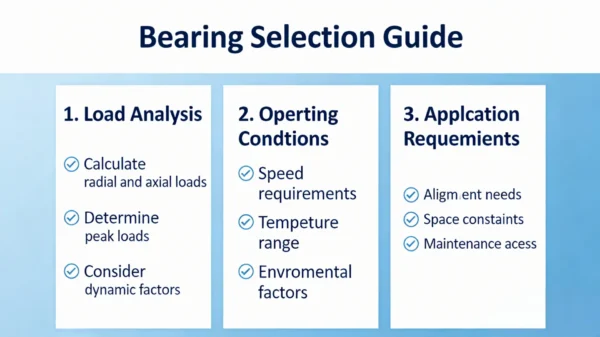 Bearing selection guide