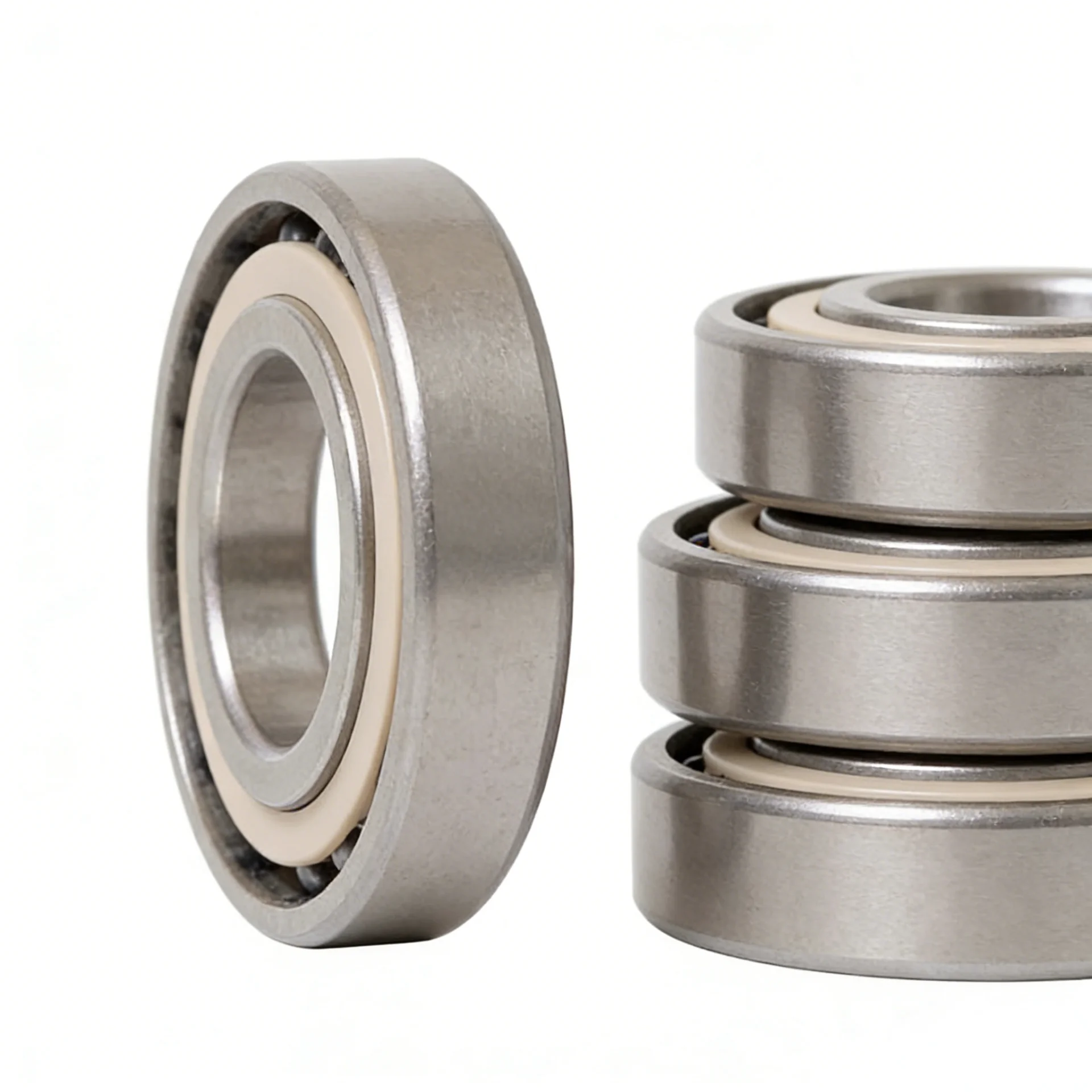 Angular contact Hybrid ball bearings