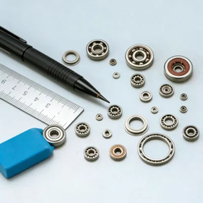 Miniature bearings used in consumer electronics like smartphone cameras