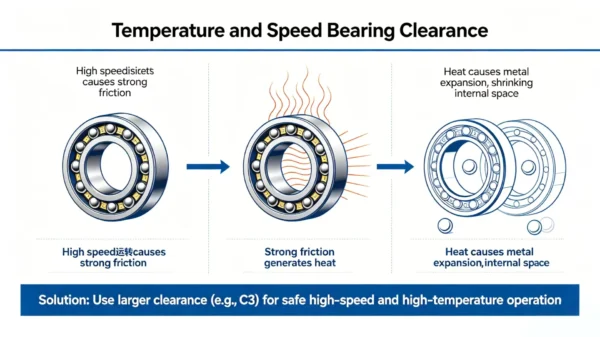 temperature and speed bearing clearance