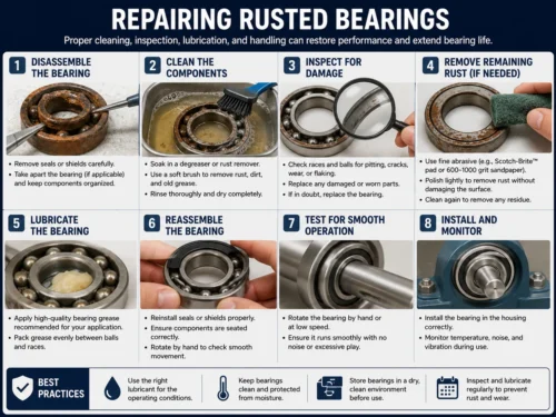 repairing rusted bearings