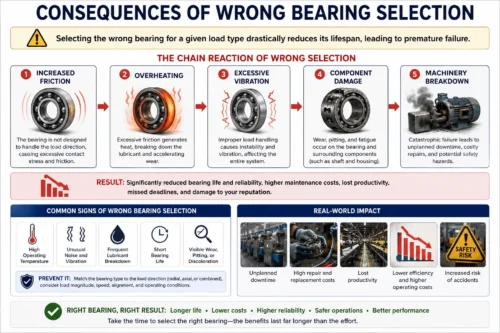 Consequences of Wrong Bearing Selection