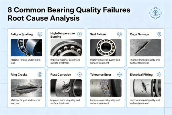 8 common bearing quality failures root cause analysis