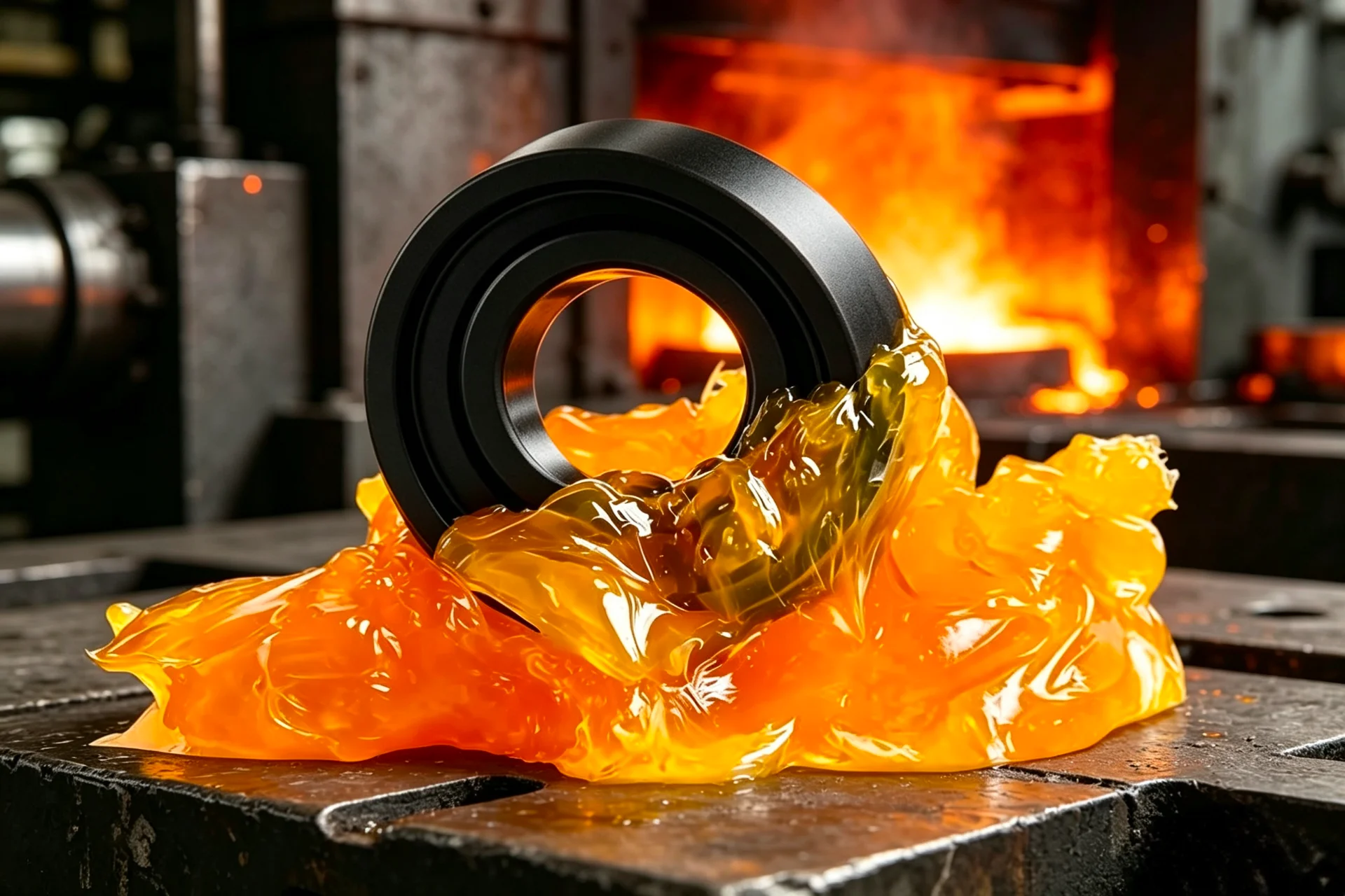High Temperature Bearings lubrication PFPE polyurea solid lubricants
